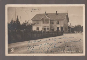 NORWAY 1911 RPPC RP NYBERGSUND Innlandet County Trysil STREET SCENE Building - Picture 1 of 2