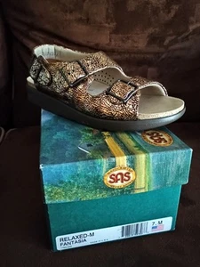 SAS NEW SANDALS!! LOOK!! RELAXED-M SIZE 7M in FANTASIA!! BUILT FOR COMFORT!! - Picture 1 of 1