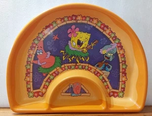 SpongeBob Luau Party Chip Dip Tray Serving Platter 15x11 Plastic Gary Patrick - Picture 1 of 3