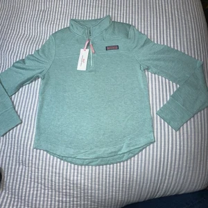 Vineyard Vines tessuto da sogno per bambina pecora nuovo con etichetta Medium 10/12 - Foto 1 di 6