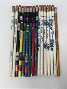 Lot Of 16 Vintage Sports Pencils- NBA NFL MLB - Picture 1 of 2