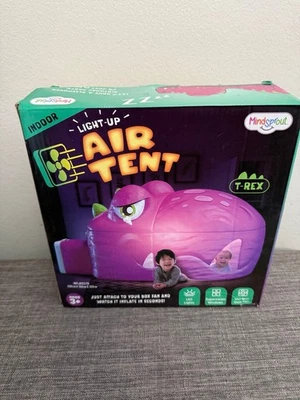 NIB Dinosaur Light Up Inflatable Air Tent For Kids - Image 1 of 4