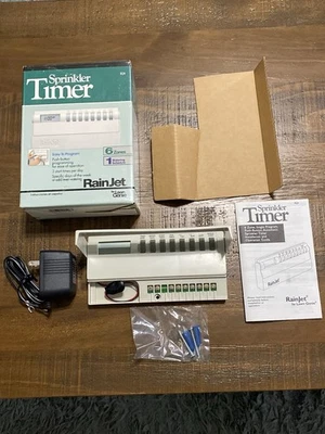 Temporizador automático de rociadores Rainjet by Lawn Genie RJ6 6 zonas 1 horario de riego Foto 1 de 4