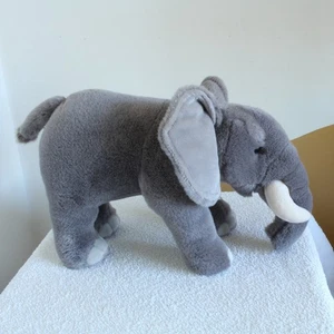 Born in Africa realistic African Elephant plush toy stuffed animal standing Rare - Picture 1 of 10