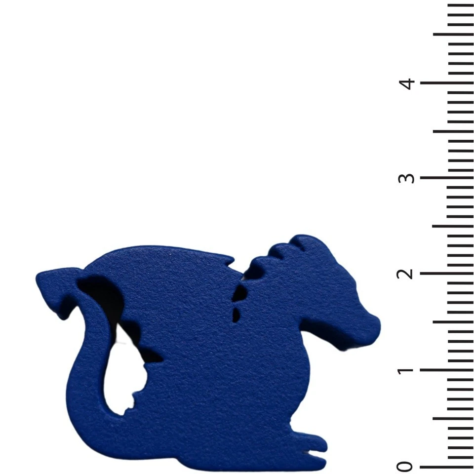 Wooden Board Game Resource Token: Blue Dragon Token x 1 - Image 1 of 1