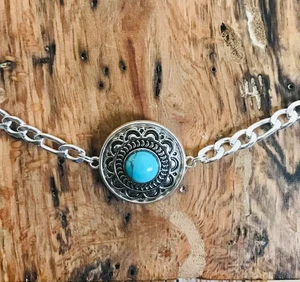 Collana girocollo western concho | gioielli rodeo | cowgirl punchy boho - Foto 1 di 4