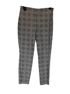 Old Navy Pixie Pants Size 2 Plaid High Rise Stretch Career Ankle Retro 90s - Picture 1 of 7