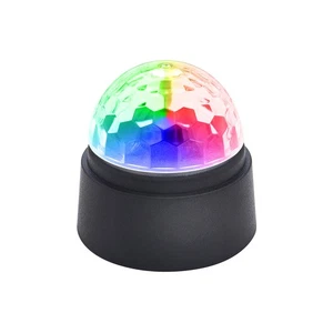 45390 Crystal Starball Disco Light/Mini Disco Lights/Battery - Picture 1 of 5