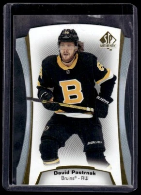 2021-22 SP Authentic Die Cut David Pastrnak Boston Bruins #DC-7 - Image 1 of 2