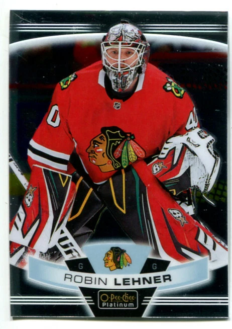 2019-20 OPC Platinum Robin Lehner Card #95 Chicago Blackhawks - Image 1 of 1