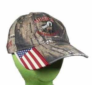 Realtree Hat Cap Oklahoma USA Flag Embroidered OC Sports Strapback Adjustable OS - Imagen 1 de 7
