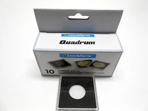 10 Pk of 22mm Quadrum 2"x2" Square Coin Holders, $10 1/4 oz Gold American Eagle - Picture 1 of 6