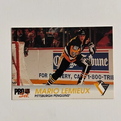 1992-93 Pro Set - #139 Mario Lemieux - PENGUINS - BUY 2 GET 2 FREE - Image 1 of 2