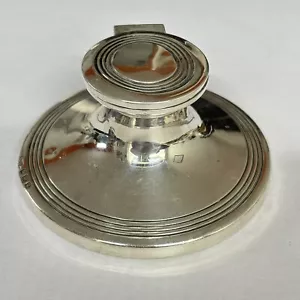 Antique Sterling Silver Ink Well EB59 - Picture 1 of 7