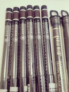 LOT of 9 Maybelline GREAT WEAR Budge proof Eyeliner 7 Cinnabar, 1 Raisin 1 Taupe - Picture 1 of 6