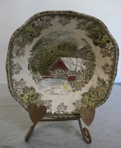Vintage Johnson Bros Friendly Village 6,25" China Dessert Obstschale grüner Stempel - Bild 1 von 4