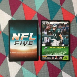 Carson Wentz #U158 Eagles QB Uncommon Base 2020 Panini Edition NFL Five TCG - Bild 1 von 1