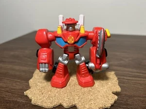 Playskool Heroes Transformers Rescue Bots Heatwave Fire Bot 3.5" Action Figure - Picture 1 of 6