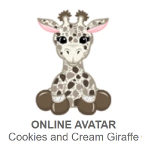 Webkinz Classic Cookies and Cream Giraffe *nur Code* - Bild 1 von 3