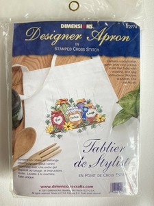 尺寸手工刺绣围裙 Ebay