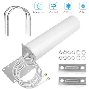 Extérieur Double connecteur SMA 4G/3G LTE antenne à faisceau rond amplificateur de signal extérieur - Photo 1/12