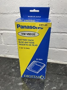 PANASONIC ORIGINAL RARE CGR-B/403E1B VW-VBD2E VBD1E BATTERY PACK CAMCORDER - Picture 1 of 4