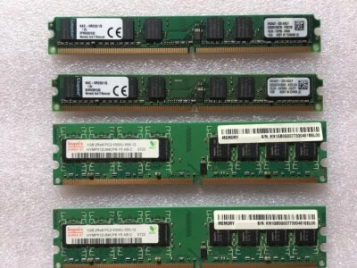 4 x DIMM 1GB DDR2 (Kingston y Hynix) memory - Imagen 1 de 2