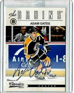 AUTÓGRAFO ADAM OATES 2012-13 FIRMAS CLÁSICAS CERTIFICADO ~ CORTE - Imagen 1 de 1