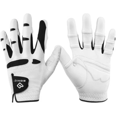 Bionic Men's Left Hand Stable Grip 2.0 Dual Expansion Zone Golf Glove - White - Image 1 of 4