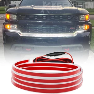 Tira de luz LED dinámica para capó para automóvil Chevy Silverado 1500 2500 3500 71/94 pulgadas - Imagen 1 de 33