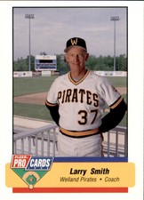 1994 Welland Pirates Fleer/ProCards #3512 Larry Smith Coach Memphis Tennessee TN