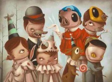 Kathie Olivas Print The Swindlers Fine Art Giclee Brandt Peters Kidrobot Signed