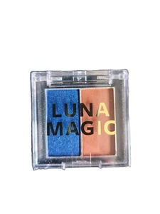 New Luna Magic Eyeshadow Duo Friend & Monaco - Nude Blue Glitter Shimmer - Picture 1 of 3