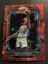 2022-23 Panini Prizm - Red Ice Prizm #271 - David Robinson - San Antonio Spurs