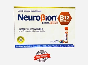 Neurobion B12 Extra Forte 10,000 Mcg Vitamin B12 Methylcobalamin Drinkable Vial - Picture 1 of 1