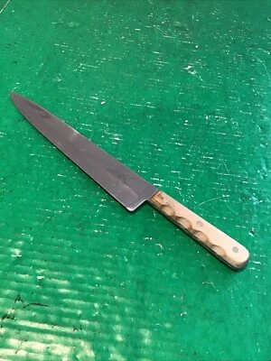 Vintage Case XX CAP 200-10" Kitchen Chef Knife Stainless Right Hand Scallop - Image 1 of 4