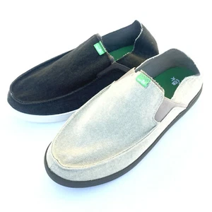 Sanuk Mens Pick Pocket Slip On Sneakers Sidewalk Surfer Sandals Shoes Loafers - Picture 1 of 36