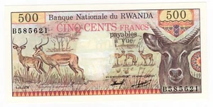 Ruanda P-13b 500 Franken 1978 UNC - Bild 1 von 2