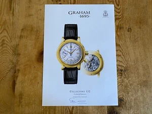 Signed Drawing Of The GRAHAM COLLECTORS 132 Watch White Dial - Limited Edition - Picture 1 of 1