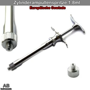 NEU Zylinderampullen Spritze Zahnmedizin Injektion Spritze 1,8 ml Dental Syringe - Bild 1 von 5