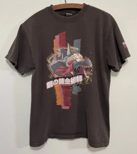 Vtg 2005 Fullmetal Alchemist Graphic Distressed T-Shirt M Anime Manga Y2K - Picture 1 of 14