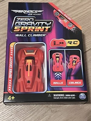 Air Hogs, Zero Gravity Sprint RC Car Wall Climber, Red, BRAND NEW! - Image 1 of 2