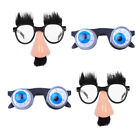 4pcs Spring Glasses with Funny Nose and Mustache for Kids Party Halloween