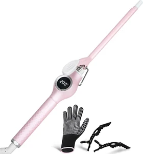 9Mm Mini Lockenstab - Professional Lcd-Display Lockenwickler 140-200℃, Keramisch - Bild 1 von 7