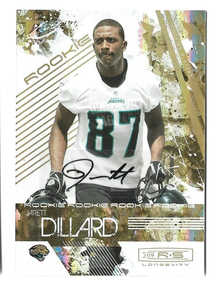 Jarett Dillard 2009 Donruss Rookies & Stars Longevity Autograph Rookie #158 /125 - Image 1 of 1