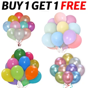 BALLOONS HELIUM LATEX CHROME METALLIC BALOONS WEDDING BIRTHDAY PARTY DECOR BALON - Picture 1 of 5