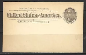POSTAL DE EE. UU. #UX12 -- 1c JEFFERSON - 1894 - COMO NUEVA - Imagen 1 de 3