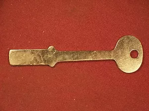 Vintage Piatto Acciaio Mortise Serratura Porta Serratura Chiave Antica Serratura - Foto 1 di 4