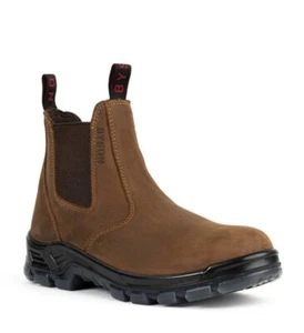 Byson Smith leather work boots shoes steel toe USA see description for sizes - Picture 1 of 2
