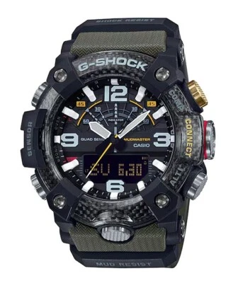 Reloj G-SHOCK GGB100-1A3 MUDMASTER Hombre Cuádruple Sensor Brújula Militar OD Verde Foto 1 de 4